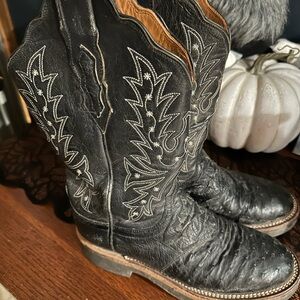 Lucchese Black Western Boots
